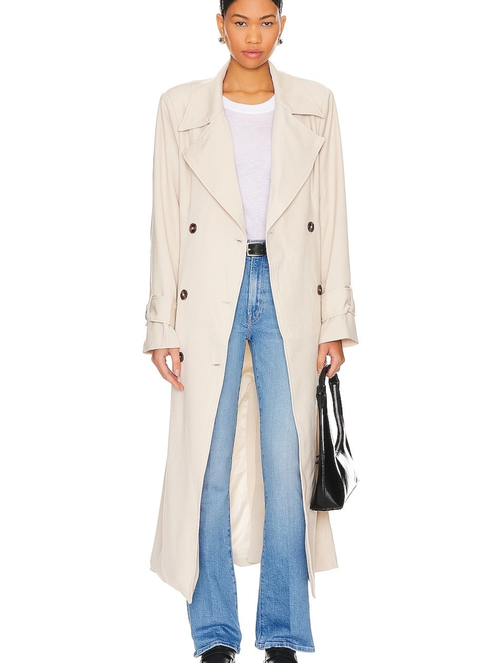 NWT Myka Trench Coat in Bone SNDYS Size XS